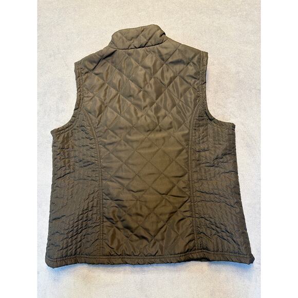 Relativity Women's XL Black Quilted Lightweight Puffer Vest Zipper Pockets - Picture 9 of 9
